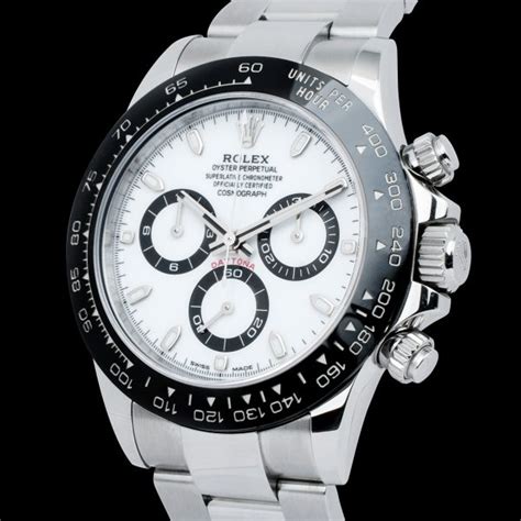 Rolex Cosmograph Daytona 116500LN Quadrante Bianco Ghiera .